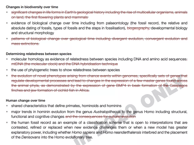 本周五就考的VCE生物,你们都准备好了吗?